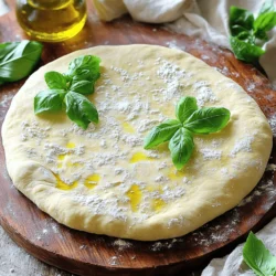 - 4 cups all-purpose flour (plus extra for dusting) - 1 packet (2 ¼ teaspoons) active dry yeast - 1 ½ cups warm water (110°F/43°C) - 2 tablespoons olive oil - 1 tablespoon sugar - 1 teaspoon salt Using fresh yeast gives your dough a better rise. Old yeast might not activate well, leading to flat crusts. Always check the date on the packet. Fresh yeast helps your pizza dough reach its full potential. Choosing the right flour is key, too. All-purpose flour is great for most pizzas. It gives a nice balance of chewiness and crunch. If you want a softer dough, use bread flour. It has more protein, which helps with texture. You can add herbs to your dough for extra flavor. Oregano, basil, or garlic powder can make a big difference. Just mix in a teaspoon when you add the flour. If you want gluten-free options, try almond flour or gluten-free blends. These can change the texture, so you may need to adjust your water. Experiment to find what you like best. For the full recipe, check below. To start, you need to combine warm water and sugar. Use 1 ½ cups of warm water, about 110°F (43°C). This temperature is key; too hot can kill the yeast. Add 1 tablespoon of sugar to the water. This sugar feeds the yeast and helps it grow. Next, sprinkle 1 packet (2 ¼ teaspoons) of active dry yeast on top of the water. Let it sit for about 5-10 minutes. You will see bubbles forming on top. This means the yeast is active and ready to use. If you don't see bubbles, try again with fresh yeast. In a large bowl, combine 4 cups of all-purpose flour and 1 teaspoon of salt. Make a well in the center. Pour the frothy yeast mixture and 2 tablespoons of olive oil into the well. Using a wooden spoon, mix until a dough begins to form. As the dough comes together, transfer it to a floured surface. Knead the dough for 8-10 minutes. You want it to be smooth and elastic. If the dough is sticky, add a bit more flour. Once kneaded, shape the dough into a ball. Place it in a lightly oiled bowl, then cover it with a damp cloth or plastic wrap. Let it rise in a warm place for 1-1.5 hours. This rising time is important for a fluffy crust. After it has doubled in size, punch the dough down to release the air. Turn it out onto a floured surface. Divide it into 2-3 equal pieces based on your crust thickness preference. Use a rolling pin or your hands to roll each piece into your desired shape and thickness. This is where you can get creative! Now, your dough is ready for toppings. Enjoy making your pizza with the full recipe. To know if your dough is well-kneaded, look for a smooth surface. It should spring back when you poke it. If it feels sticky, knead a bit longer or add more flour. Different flours absorb water differently. If it's humid, you might need less water. In dry weather, you may need a little more. Adjust as needed to get that perfect texture. You can make the dough in advance. After kneading, let it rise and then punch it down. Store it in the fridge for up to three days. This way, you can have fresh pizza dough ready when you want it. You can also freeze it. Wrap it tightly in plastic wrap, and it can last for three months. Just remember to thaw it overnight in the fridge before using. Pizza stones hold heat well and give a crispy crust. Preheat your stone in the oven for at least 30 minutes. Use a baking sheet if you don’t have a stone. It’s easier for beginners. Just adjust the baking time. The crust may take a bit longer to bake on a sheet. No matter which method you choose, aim for that hot temperature for the best results. {{image_2}} You can choose from many pizza styles. Thin crust is crispy and light. It cooks fast and is great for classic toppings. Thick crust is soft and fluffy inside. It holds more sauce and toppings. Chicago-style deep dish has a tall, deep crust. It’s like a pizza pie, baked in a pan. This style has lots of cheese and sauce. It takes longer to cook but is very filling. Adding flavors to your dough is fun. You can mix in garlic powder or fresh herbs. Basil, oregano, or rosemary work great. This gives your crust a tasty boost. You can also try whole wheat flour. It adds fiber and a nutty taste. Other flours can change the texture, too. Gluten-free flours are good for those with allergies. Just make sure to adjust the liquid to get the right dough. Pizza dough is not just for pizza! You can use it to make calzones. Just fold the dough over your favorite fillings. It’s easy to hold and eat. Breadsticks are another great option. Roll out the dough and cut it into strips. Bake them until golden for a tasty snack. Pizza pinwheels are fun and easy, too. Spread sauce and toppings, roll it up, and slice. Bake those slices for a delicious treat. Try these ideas with your homemade pizza dough for variety! For the full recipe, check the link. To keep your leftover pizza dough fresh, use an airtight container. This prevents air from drying it out. If you plan to use the dough soon, store it in the fridge. Pizza dough can stay fresh in the fridge for about 3 days. For longer storage, freezing is best. It can last for up to 3 months in the freezer. When freezing dough, wrap it well. Use plastic wrap and then place it in a freezer bag. This prevents freezer burn. To thaw, move the dough to the fridge overnight. If you need it fast, you can let it sit at room temperature for about 1 hour. Just make sure it softens before you shape it. Pizza dough can be stored for a few days in the fridge. If you freeze it, you can keep it for about 3 months. Always check for signs of spoilage. If it smells sour or has a hard crust, it’s best to toss it out. Fresh dough should feel soft and stretchy. For the best taste and texture, use it sooner rather than later. Homemade pizza dough lasts about 3 to 5 days in the fridge. Store it in an airtight container. This keeps it fresh and prevents it from drying out. If you plan to use it later, check for any off smells or changes in texture. Yes, you can make pizza dough without yeast. Use baking powder or baking soda as a leavening agent. This will give you a different texture, but it can still taste great. Just mix the dry ingredients and add liquid as you would with yeast. To roll out pizza dough, start on a floured surface. Use a rolling pin for even thickness. If you prefer, use your hands to stretch the dough. Aim for about ¼-inch thick for a good crust. Rotate the dough as you roll to keep it round. You can double the recipe easily! Just double each ingredient. Make sure your mixing bowl is large enough to handle the extra dough. Let the dough rise as usual. This way, you can make more pizzas to share with friends. Common mistakes include using cold water or not kneading enough. Cold water can slow yeast activation. Not kneading enough leads to a tough crust. If your dough is too sticky, add a bit more flour. If it’s too dry, add a splash of water. Making homemade pizza dough is simple and fun. You learned about essential ingredients and their quality. I shared techniques for mixing, kneading, and rising the dough. You also found tips to save time and variations for flavor. Lastly, you now know how to store your dough properly. In your journey to pizza perfection, remember to adjust for your needs. Enjoy the process and make it your own!