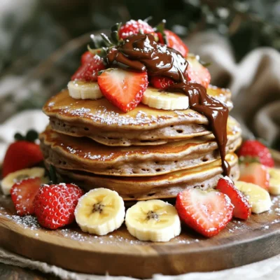 Chocolate Hazelnut Spread Pancakes Irresistible Treat