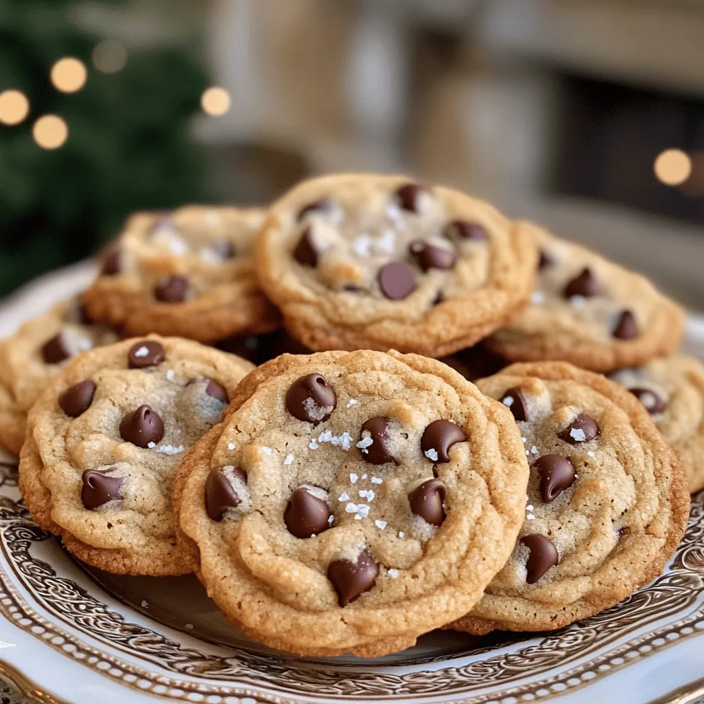 To make easy chocolate chip cookies, you need these main ingredients: - 1 cup (2 sticks) unsalted butter, softened - 3/4 cup granulated sugar - 3/4 cup packed brown sugar - 1 teaspoon vanilla extract - 2 large eggs - 2 1/4 cups all-purpose flour - 1 teaspoon baking soda - 1/2 teaspoon salt - 2 cups semi-sweet chocolate chips - 1/2 cup chopped walnuts (optional) Each ingredient plays a key role. The butter gives cookies their rich flavor. Both sugars add sweetness and help with texture. Eggs bind the dough, making it soft. Flour provides structure, while baking soda helps them rise. If you have dietary needs, there are substitutions. Use coconut oil instead of butter for dairy-free cookies. You can swap regular flour for gluten-free flour. Use flax eggs in place of regular eggs for a vegan option. Want to mix it up? Add 1/2 cup of oats for a chewy texture. Try dark chocolate chips for a richer taste. You can also add a pinch of cinnamon for warmth. For a festive touch, use holiday-themed sprinkles or chunks of candy. For the full recipe, check out the complete guide to making decadent chocolate chip cookies. 1. Preheat your oven. Set it to 375°F (190°C). This step is key for even baking. 2. Prepare your baking sheets. Line two baking sheets with parchment paper. This helps prevent sticking. 3. Mix and cream ingredients. In a large bowl, cream together the softened butter, granulated sugar, and brown sugar. Mix until smooth and creamy, about 2-3 minutes. 4. Beat in the eggs and vanilla. Add the vanilla extract and eggs one at a time. Mix until fully blended. 5. Combine dry and wet ingredients. In another bowl, whisk together the flour, baking soda, and salt. Gradually add this to the butter mixture. Mix until just combined. 1. Proper cookie placement. Drop rounded tablespoons of dough onto the prepared sheets. Leave enough space between cookies for spreading. 2. Bake the cookies. Place the sheets in the preheated oven. Bake for 9-11 minutes. Look for golden edges and soft centers to know they’re done. 1. Cooling on the baking sheet. Let the cookies cool on the sheets for 5 minutes. This helps them set. 2. Transfer to a wire rack. Move the cookies to a wire rack to cool completely. 3. Ideal serving suggestions. Serve warm with a glass of milk. For extra flair, arrange them on a decorative plate and sprinkle with sea salt. Enjoy your delicious cookies! When baking chocolate chip cookies, a few mistakes can ruin your batch. - Overmixing the dough: Mixing too much can make cookies tough. Mix just until you see no dry flour. - Incorrect measuring techniques: Use measuring cups for dry and liquid ingredients. Spoon flour into the cup, then level it off with a knife. This method ensures accuracy. Want chewy cookies? Here are some tips: - Use brown sugar: It adds moisture and a rich flavor. A mix of brown and white sugar works well too. - Adjust baking time: For softer cookies, take them out when the edges are golden but the centers look underbaked. They will firm up as they cool. For crispy cookies, add a bit more flour and bake a minute longer. Chilling the dough is a game-changer: - Chilling benefits: It helps the flavors develop and makes the dough easier to handle. Chill for at least 30 minutes. - Using precision tools: A cookie scoop ensures even-sized cookies. This method helps them bake evenly, giving you a perfect batch every time. For the full recipe, check the section above. Enjoy your baking! {{image_2}} You can change the flavor of your cookies easily. Try using different types of chocolate. Dark chocolate adds richness. White chocolate gives a creamy touch. You can also mix chocolates for a fun twist. Adding spices or extracts can create unique flavors. A dash of cinnamon brings warmth. A splash of almond extract offers a nutty taste. Get creative with your flavors to find your favorite! You can make gluten-free chocolate chip cookies too. Use gluten-free flour blends instead of all-purpose flour. This simple swap keeps the taste great. If you want vegan cookies, replace butter with coconut oil. Use flax eggs instead of regular eggs. For nut-free options, skip the nuts. You can also use seeds or dried fruits. These changes keep your cookies safe for everyone! Make your cookies festive for the holidays! Add crushed peppermint for a minty spin. For fall, try pumpkin spice or maple flavor. These variations make your treats special for any season. You can also get creative with themed cookies. Shape them for Halloween or decorate them for Christmas. Fun shapes and colors add excitement to your baking! To keep your cookies fresh, always store them in an airtight container. This method stops air from drying them out. You can store cookies at room temperature for about a week. If you want to keep them longer, you should refrigerate them. However, cookies can get hard in the fridge, so it’s best to use an airtight container. You can freeze both cookie dough and baked cookies. For cookie dough, scoop it into balls and place them on a baking sheet. Freeze the balls for about an hour, then transfer them to a freezer bag. This way, you can bake fresh cookies anytime! For baked cookies, let them cool completely, then wrap them tightly in plastic wrap before freezing. To thaw, leave them at room temperature for about 30 minutes. This keeps your cookies soft and tasty. Cookies can last a week at room temperature, about two weeks in the fridge, and up to three months in the freezer. Check for signs of freshness. If cookies feel hard or have a stale smell, it’s time to toss them. For the best taste, enjoy them fresh! When stored correctly, these easy chocolate chip cookies can stay delicious for days. For the full recipe, refer back to the earlier section. The best type of chocolate for cookies is semi-sweet chocolate. It gives a nice balance of sweetness and richness. Dark chocolate has a stronger flavor and less sugar, which some people love. Milk chocolate is sweeter and creamier, but it can be too sweet for some. My choice? Semi-sweet chocolate chips work great for classic cookies. To make your cookies chewier, try these tips: - Use more brown sugar than white sugar. Brown sugar adds moisture. - Add an extra egg yolk. This keeps cookies soft. - Don’t overbake. Take them out when they are still soft in the middle. They will firm up as they cool. - Chill the dough for at least 30 minutes. This helps to create a chewy texture. Yes, you can use margarine instead of butter. Margarine can make cookies softer and less rich. Butter adds a nice flavor and makes cookies crispier. If you want a buttery taste, stick with butter. If you need a dairy-free option, margarine is a good choice, but it may change the taste slightly. If you want to skip eggs, here are some great substitutes: - Applesauce: Use 1/4 cup for each egg. - Mashed banana: Use 1/4 cup for each egg. - Yogurt: Use 1/4 cup for each egg. - Flaxseed meal: Mix 1 tablespoon with 3 tablespoons of water and let it sit for 5 minutes. This works like one egg. These options can help if you have allergies or follow a special diet. To make more cookies, simply double or triple the recipe. Keep these tips in mind: - Use 2 cups of butter instead of 1 for double. - Adjust the baking time. Larger batches may need a few more minutes. - Bake in batches if your oven is small. This way, all cookies bake evenly. These steps will help you make enough cookies to share! You can find the Full Recipe above for more details. This guide covers everything you need for perfect cookies. We discussed key ingredients, from substitutions to optional mix-ins. Step-by-step instructions made baking easy, from mixing to cooling. I shared tips to avoid common mistakes and enhance flavors. You also learned fun variations and storage tips to keep your cookies fresh. Remember, baking is fun and rewarding. Enjoy learning and experimenting with your cookie recipes, knowing you can create treats for everyone!