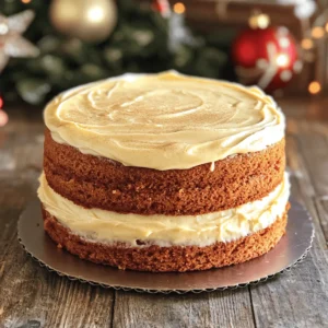 To make a delicious eggnog cake, you'll need a few key ingredients that bring warmth and flavor to each bite. Here’s a complete list for the cake and frosting: - 2 cups all-purpose flour - 1 ½ teaspoons baking powder - ½ teaspoon baking soda - ½ teaspoon ground nutmeg - ½ teaspoon ground cinnamon - ½ teaspoon salt - 1 cup unsalted butter, softened - 1 ½ cups granulated sugar - 4 large eggs - 1 cup eggnog (store-bought or homemade) - 1 teaspoon vanilla extract For the frosting, gather these simple ingredients: - 1 cup powdered sugar - 2 tablespoons butter, softened - 2 tablespoons eggnog - Ground nutmeg for garnish These ingredients work together to create a soft, moist cake with a rich flavor. The eggnog adds a festive touch. The ground spices bring warmth and spice that make every slice special. 1. First, preheat your oven to 350°F (175°C). Grease and flour two 9-inch round cake pans. 2. In a medium bowl, whisk together the dry ingredients: flour, baking powder, baking soda, nutmeg, cinnamon, and salt. This mix adds flavor. 3. In a large bowl, cream the softened butter and sugar. Mix until it is light and fluffy, about 3-4 minutes. This step is key to a soft cake. 4. Add the eggs one by one. Mix well after each egg. Then, stir in the vanilla extract for a nice aroma. 5. Gradually add the dry mix to the wet mix. Alternate with the eggnog. Stir until just combined. Be careful not to overmix, or your cake can turn out tough. 6. Divide the batter evenly between the two prepared pans. This ensures they bake evenly. 7. Bake in the preheated oven for 25-30 minutes. Check with a toothpick. If it comes out clean, the cake is done. 8. Allow the cakes to cool in the pans for about 10 minutes. Then transfer them to a wire rack to cool completely. 9. For the frosting, beat softened butter and powdered sugar in a medium bowl. Gradually stir in eggnog until smooth and spreadable. 10. Once the cakes are cool, place one layer on a serving plate. Spread frosting on top. Add the second layer and frost the top and sides. 11. To finish, sprinkle ground nutmeg on top. This adds a lovely festive touch to your eggnog cake. For more details, you can refer to the Full Recipe. - Ensure all ingredients are at room temperature. This helps the batter mix well. Cold ingredients can lead to a dense cake. - Avoid overmixing the batter for a tender cake. Mix just until everything comes together. Overmixing can make your cake tough, which we want to avoid. - Achieve smooth frosting consistency. Beat your softened butter and powdered sugar well. Gradually add eggnog until it’s spreadable. - Use ground nutmeg for the perfect finish. A sprinkle on top brings out the eggnog flavor. It adds a festive touch to your cake. These tips will help you create a delightful eggnog cake. For the full recipe, check the section above! {{image_2}} You can enjoy a gluten-free version of this eggnog cake. Start by using gluten-free flour. Look for a blend that works well in cakes. Brands like Bob's Red Mill or King Arthur Flour offer great options. When you switch to gluten-free flour, you may need to adjust some ingredients. Gluten-free flour can absorb more liquid. Add a little extra eggnog to keep the cake moist. You might also want to include a binding agent like xanthan gum. This helps give the cake a good texture. If you want a vegan eggnog cake, the swaps are simple. Replace the eggs with flaxseed meal or applesauce. For each egg, mix one tablespoon of flaxseed meal with three tablespoons of water. Let it sit until it thickens. For butter, use coconut oil or vegan butter. You can find vegan eggnog at many stores. Just check the label for dairy-free options. This vegan version will still taste rich and festive. You will get all the flavors of the original cake. The texture may differ slightly, but it will be just as delightful. For the full recipe, check the section above. Enjoy baking! Store your eggnog cake at room temperature if you plan to eat it within a few days. Use a cake keeper or cover it with plastic wrap. This keeps the cake moist and fresh. If you won’t eat it quickly, store it in the fridge. Refrigeration helps the cake last longer. Just remember to cover it well to avoid drying out. You can freeze eggnog cake for up to three months. First, let the cake cool completely. Wrap each layer tightly in plastic wrap. Then, place the wrapped layers in a freezer bag or airtight container. When you want to enjoy it, remove it from the freezer. Thaw it in the fridge overnight. This keeps the cake tasty and moist. Eggnog cake is a festive treat that captures the classic flavors of eggnog. It has a rich, creamy taste with hints of nutmeg and cinnamon. The cake is moist and fluffy, perfect for holiday gatherings. You can enjoy it plain or topped with a smooth eggnog frosting. This cake brings warmth and joy to any festive table, making it a seasonal favorite. Yes, you can make eggnog cake ahead of time! Bake the cake layers and let them cool completely. Wrap each layer in plastic wrap and store them in the fridge for up to three days. You can also freeze the layers for up to a month. Frost the cake just before serving for the best taste and texture. Making homemade eggnog is simple. You'll need: - 4 large eggs - 1 cup granulated sugar - 2 cups milk - 1 cup heavy cream - 1 teaspoon vanilla extract - 1 teaspoon ground nutmeg 1. In a bowl, beat the eggs and sugar until smooth. 2. Stir in the milk, heavy cream, and vanilla. 3. Chill the mixture for at least one hour. 4. Add nutmeg before using it in your cake. This eggnog is perfect for baking and sipping! For the complete recipe, check the [Full Recipe](#) section above! In this blog post, we've explored the delightful world of eggnog cake. From the essential ingredients to a simple step-by-step guide, I aimed to equip you with everything you need. Don’t forget the frosty touch with nutmeg on top for that holiday spirit. Whether you're baking a gluten-free or vegan version, you can enjoy eggnog cake your way. Remember, proper storage keeps your cake fresh longer. I hope you're excited to try this festive treat soon! Now, gather your ingredients and start baking!