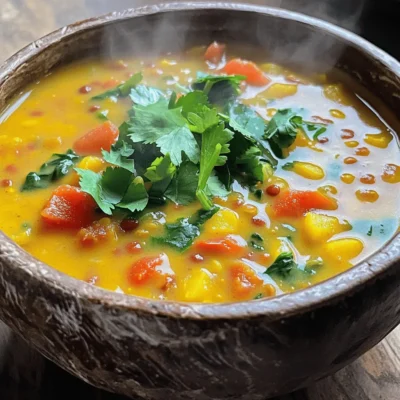 Coconut Curry Lentil Soup Delightful and Easy Recipe
