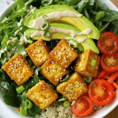 Crispy Tofu Buddha Bowl Flavorful and Nutritious Meal