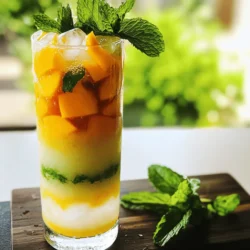 - 2 cups water - 2 green tea bags - 1 ripe peach, diced - 1 tablespoon honey or agave syrup (adjust to taste) - 1 tablespoon fresh lemon juice - 1/2 cup sparkling water - Fresh mint leaves for garnish - Ice cubes - Pot for boiling water - Blender - Large pitcher - Glasses for serving To make a great Peach Green Tea Refresher, you need simple, fresh ingredients. Start with two cups of water. This will be your base. I like to use two green tea bags for that nice flavor. Next, grab a ripe peach. Make sure it is sweet and juicy. This peach will give your drink that lovely fruity taste. You will also want something sweet. Use one tablespoon of honey or agave syrup. You can adjust this based on your taste. A tablespoon of fresh lemon juice adds a nice zing. For some fizz, use half a cup of sparkling water. It gives the drink a refreshing sparkle. To finish, gather fresh mint leaves for garnish. They add a nice pop of color and flavor. Don’t forget ice cubes! They keep your drink nice and cold. Now you have all your ingredients ready. You will see how easy it is to mix these flavors. You can find the full recipe to guide you through each step. Start by boiling 2 cups of water in a pot. When it reaches a rolling boil, take it off the heat. Add in 2 green tea bags. Let them steep for about 3 to 4 minutes. This step is key for getting a good flavor. After steeping, carefully remove the tea bags. Allow the tea to cool completely before moving on. While the tea cools, prepare the peach puree. Take 1 ripe peach, diced, and put it into a blender. Add 1 tablespoon of honey or agave syrup. You can adjust this based on how sweet you like it. Squeeze in 1 tablespoon of fresh lemon juice for a little tang. Blend until the mixture is smooth. This puree adds a sweet and fruity flavor. Once the tea is cool, grab a large pitcher. Pour the cooled green tea into the pitcher. Then, add the peach puree and mix well. This blend creates a vibrant and tasty drink. To serve, fill glasses with ice cubes. Pour the peach green tea mixture over the ice until they are about three-quarters full. Top off each glass with 1/2 cup of sparkling water for a fizzy kick. Finally, garnish with fresh mint leaves. This adds aroma and looks beautiful. Enjoy your refreshing drink! For the full recipe, check the earlier section. You can change the sweetness of your Peach Green Tea Refresher. Honey and agave syrup are both great choices. Honey has a rich flavor. It adds warmth to your drink. Agave syrup is lighter and less thick. It blends in easily. Start with one tablespoon. Then, taste your drink. Add more if you want it sweeter. To get the best peach taste, choose ripe peaches. Ripe peaches are soft and fragrant. They are sweet and juicy. Look for peaches with a deep color. This shows they are ready to eat. If your peaches are not ripe, let them sit a few days. Once ripe, wash and dice them. This will boost your drink’s flavor. Garnishing your drink makes it more fun! Fresh mint leaves add a nice touch. They also give a fresh smell. You can also try adding a sprinkle of cinnamon. It adds a warm spice that pairs well with peach. For more color, slice a peach and place it on the rim. This makes your drink look pretty and inviting. For the full recipe, check out the section above. {{image_2}} You can switch up the flavors of your Peach Green Tea Refresher by using other fruits. Try adding mango for a tropical twist. Ripe strawberries or blueberries will add a sweet burst. You can even mix different fruits together for a unique drink. Just keep the same method. Blend your chosen fruit with the honey and lemon juice. This way, you can enjoy new tastes each time you make this drink! Herbs can really change the game in your Peach Green Tea Refresher. Fresh mint leaves offer a cool flavor that pairs well with peaches. You can also use basil for a sweet and savory touch. To use herbs, simply muddle them in the bottom of your glass before pouring in the tea mixture. This will release their flavor into your drink. Get creative and try different herbs to find your favorite combination! If you want a lighter drink, you can adjust the sweetness. Use less honey or agave syrup to cut down on sugar. Another option is to use flavored sparkling water instead of regular sparkling water. This adds taste without extra calories. You can find many flavors like lemon or lime. These changes can keep your Peach Green Tea Refresher delicious and refreshing while being mindful of calories. For the full recipe, check out the Peach Green Tea Refresher . To keep your Peach Green Tea Refresher fresh, store it in the fridge. Use a glass pitcher or a tightly sealed jar. This helps maintain its flavor and fizz. Avoid leaving it out in warm places. If you have leftover peach puree, store it in a separate container. This keeps the tea from getting too sweet. You can enjoy your pre-made Peach Green Tea Refresher for up to three days. After that, the flavors may fade. If you notice any off smells or tastes, it's best to toss it. The peach puree lasts about five days in the fridge. Always check for freshness before drinking. You can freeze the peach puree for later use. Place it in an ice cube tray for easy portions. Once frozen, transfer the cubes to a freezer bag. This makes it quick to add to your tea later. For the tea, I suggest not freezing it. The texture may change when thawed. Instead, focus on freezing the peach puree for a fresh drink anytime. A Peach Green Tea Refresher is a light and fruity drink. It combines green tea with ripe peaches and a bit of honey. This drink is popular for its refreshing taste and vibrant color. Many enjoy it on warm days, as it feels like a sip of summer. You can make it at home easily using fresh ingredients. The mix of sweet peach and the slight bitterness of green tea creates a perfect balance. Yes, you can use decaffeinated green tea! This option works well if you want to reduce caffeine. The flavor will still be tasty, even without caffeine. Just follow the same steps in the recipe. Your Peach Green Tea Refresher will still be delicious and refreshing. You can find Peach Green Tea Refreshers at many cafes and tea shops. Some grocery stores also sell bottled versions. Look for them in the beverage aisle. If you want to try making it yourself, check out the full recipe for easy steps. You can definitely make this drink ahead of time! Prepare the peach puree and tea in advance. Store them in separate containers in the fridge. When you're ready to serve, mix them together with sparkling water and ice. This way, you can enjoy a cold drink without much effort. Just remember to add the sparkling water just before serving for the best fizz! In this blog post, we covered how to make a Peach Green Tea Refresher. You learned about the ingredients, tools, and easy steps to prepare it. We discussed tips for sweetness, flavor, and how to store leftovers. With the variations, you can use other fruits or herbs to fit your taste. Whether you enjoy it fresh or as a prep-ahead drink, this refresher is fun and flavorful. Get creative, and enjoy this drink anytime you need a tasty boost!
