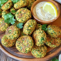 - 1 cup dried chickpeas (soaked overnight) - 1 small onion, roughly chopped - 3 garlic cloves - 1/2 cup fresh parsley leaves - 1/2 cup fresh cilantro leaves - 1 teaspoon ground cumin - 1 teaspoon ground coriander - 1 teaspoon baking powder - 1/4 teaspoon cayenne pepper (optional for heat) - Salt and pepper to taste - 2 tablespoons olive oil - Parchment paper (optional for easier cleanup) Using the right measurement units makes a big difference. I recommend using cups and teaspoons for dry ingredients. A kitchen scale can help too, especially for precision. This ensures you get consistent results every time you make falafel. Want to kick up the flavor? Try adding cayenne pepper. It gives a nice heat. You can also add spices like paprika or even some lemon zest for freshness. Fresh herbs are key. They can make your falafel burst with flavor. Each choice can help you create a unique twist on this classic dish. For the full recipe, refer to the main section of the article. Start with dried chickpeas. Place one cup in a bowl. Cover them with water. Let them soak overnight for at least eight hours. This step is key for soft falafel. After soaking, drain and rinse the chickpeas. Use a food processor to mix chickpeas, one chopped onion, three garlic cloves, and half a cup each of parsley and cilantro. Add one teaspoon of cumin, one teaspoon of coriander, one teaspoon of baking powder, and salt and pepper to taste. If you like heat, add a pinch of cayenne pepper. Pulse until the mix is coarse. Avoid making a paste. Once your mixture is ready, transfer it to a bowl. Use your hands to form small balls, about one to two inches wide. If they feel soft, chill them in the fridge for thirty minutes. This helps them keep their shape. While your falafel balls chill, preheat your air fryer. Set it to 350°F (175°C). This step helps the falafel cook evenly and get crispy. Lightly brush the falafel balls with olive oil. This helps them brown nicely. Place them in the air fryer basket. Make sure they aren’t crowded. Cook for 15 to 20 minutes. Flip them halfway through for even crispiness. They should be golden brown when done. Let the falafel cool for a few minutes after cooking. Serve them warm or at room temperature. I love to pair them with tahini or yogurt sauce for dipping. Garnish with extra parsley and a squeeze of lemon. This adds a fresh touch. For the full recipe, check out the section above. To get your falafel extra crispy, follow these steps: - Soak the Chickpeas: Always use dried chickpeas soaked overnight. This helps them blend better. - Avoid Over-Processing: Pulse the mixture in your food processor until it is coarse. A smooth mix will not hold its shape. - Add Baking Powder: This ingredient helps create a light texture. It gives your falafel that perfect crunch. - Oil Lightly: Brush or spray the falafel with olive oil. This step is key for browning and crispiness. - Do Not Overcrowd: Place the balls in a single layer in the air fryer. This allows hot air to flow around them. Here are some common pitfalls: - Using Canned Chickpeas: Canned chickpeas do not work well. They make the mix too wet. - Skipping the Soak: Never skip soaking. It is vital for the right texture. - Overmixing: If you blend too long, the mix turns into a paste. This ruins the falafel's texture. - Not Preheating the Air Fryer: Always preheat your air fryer. It helps achieve that crispy goodness. To make your air frying experience seamless: - Preheat: Set your air fryer to 350°F before cooking. - Use Parchment Paper: Lining the basket can help with cleanup. It may also stop the falafel from sticking. - Flip Halfway: Turning the falafel halfway through cooking helps them brown evenly. - Control Cooking Time: Keep an eye on cooking time. Every air fryer is different, so adjust as needed. For the complete recipe, refer to the Full Recipe. These tips will guide you to create crispy, delicious air fryer falafel every time! {{image_2}} If you need a gluten-free option, you're in luck! The main ingredients in falafel are chickpeas and herbs, both naturally gluten-free. You can ensure your falafel remains gluten-free by avoiding any flour-based binders. Stick to the recipe and use chickpeas as your base. You can also add ground flaxseed or chickpea flour to bind the mixture if needed. This mix will keep your falafel tasty and safe for gluten-sensitive diets. If you love heat, you can spice up your falafel easily. Add more cayenne pepper to the mix for a kick. You could also try adding chopped jalapeños or crushed red pepper flakes. For an even spicier option, mix in harissa paste or sriracha. These will add depth and flavor. Just remember to adjust the amount to your taste, so it's not too overpowering! Dipping sauces can elevate your falafel experience. A simple tahini sauce pairs nicely. To make it, mix tahini, lemon juice, garlic, and water until smooth. Another option is a vegan yogurt sauce. Combine dairy-free yogurt, cucumber, lemon, and herbs like dill or mint. This will balance the falafel’s spices. Try these sauces to make your crispy air fryer falafel even more delicious. For the full recipe, be sure to check out the detailed steps above! After enjoying your crispy air fryer falafel, store any leftovers in a sealed container. Make sure the falafel is completely cool before sealing. This helps keep them fresh. Place them in the fridge for up to three days. If you want to keep them longer, freezing is a great option. To reheat your falafel while keeping them crispy, use the air fryer again. Set the air fryer to 350°F (175°C) and heat them for about 5 minutes. This method helps restore their crunch. Avoid using the microwave, as it can make them soggy. If you want to save falafel for later, freezing is easy. Arrange the cooled falafel in a single layer on a baking sheet. Freeze them for about one hour until firm. Then, transfer them to a freezer bag. You can store them for up to three months. When ready to eat, just reheat in the air fryer. You’ll enjoy that fresh, crispy taste again! Cooking crispy air fryer falafel takes about 15 to 20 minutes. Preheat your air fryer to 350°F (175°C) first. Once hot, place the falafel in a single layer. Flip them halfway through cooking. This helps them brown evenly. Yes, you can use canned chickpeas. Just remember to drain and rinse them well. Canned chickpeas save time but may change the texture a bit. For the best results, use dried chickpeas soaked overnight. They hold together better and give a nice crunch. Serve falafel warm on a platter. Pair them with tahini sauce or yogurt sauce for dipping. Add extra parsley and a squeeze of lemon for freshness. You can also wrap them in pita with veggies. This makes for a tasty meal or snack. Yes, air fryer falafels are healthier. They use less oil than frying. This means fewer calories and less fat. You still get that crispy texture without the extra grease. Using the air fryer makes it easy to enjoy this delicious snack guilt-free. In this post, we covered how to make crispy air fryer falafel from start to finish. You learned about key ingredients, accurate measurements, and optional spices for flavor. I shared step-by-step instructions, tips for extra crispiness, and common mistakes to avoid. You also explored variations like gluten-free options and vegan dips. Finally, I discussed storage and reheating to keep your falafel tasty. Try making this dish and enjoy the crunch!