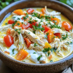 - 4 boneless, skinless chicken thighs - 1 medium onion, diced - 3 cloves garlic, minced - 2 medium carrots, sliced - 1 red bell pepper, chopped - 1 zucchini, diced - 1 can (14 oz) diced tomatoes (with juices) - 1 cup chicken broth The chicken thighs are the star of this stew. They stay juicy and tender as they cook. You’ll want to use boneless and skinless thighs for ease. The mix of vegetables adds a colorful touch. They also bring out the flavor of the stew. Onions and garlic give a strong base. Carrots add sweetness, while bell peppers and zucchini provide crunch. - 1 tablespoon dried oregano - 1 teaspoon dried basil - 1 teaspoon paprika - Salt and pepper to taste - 1 cup Greek yogurt or sour cream (for creaminess) - Juice of 1 lemon - Fresh parsley, chopped (for garnish) The seasonings are key to a tasty stew. Oregano and basil give it a Greek flair. Paprika adds warmth without heat. Salt and pepper enhance all the flavors. For creaminess, you can use Greek yogurt or sour cream. The lemon juice brightens the dish, while fresh parsley makes it look great. Using fresh ingredients and good seasonings makes this stew truly special. When you combine these elements, you create a dish that warms the heart and pleases the palate. 1. Start by placing the chicken thighs at the bottom of your slow cooker. These thighs give the stew a rich flavor. 2. Season the chicken with salt, pepper, oregano, basil, and paprika. Use your hands to rub the spices in. This step is key for taste. 3. Next, layer the diced onion, minced garlic, sliced carrots, chopped red bell pepper, and diced zucchini over the chicken. These veggies bring color and nutrients to the dish. 4. Pour in the can of diced tomatoes with their juices and the chicken broth. Make sure the vegetables are mostly submerged. This helps everything cook evenly. 1. Cover the slow cooker with the lid. Set it on low for 6-8 hours or high for 3-4 hours. The chicken should be tender and fully cooked. 2. Cooking on low allows the flavors to blend well. High cooks faster but may change the texture slightly. Choose what fits your schedule best. 1. After the cooking time, shred the chicken using two forks. Do this while it’s still in the slow cooker. 2. Stir in the Greek yogurt or sour cream and the lemon juice. This adds a creamy texture to the stew. 3. Taste your stew and adjust the seasoning if needed. A little more salt or pepper can make a big difference. 4. Let the stew simmer on low for an extra 10 minutes. This step helps the flavors meld together beautifully. The result is a warm, creamy Greek chicken stew that’s perfect for any meal. Enjoy! To boost flavor, use fresh herbs. Fresh oregano and basil add great taste. You can also add a pinch of red pepper flakes for heat. Fresh lemon juice brightens the dish. Always use fresh vegetables too. They bring sweetness and crunch. Fresh ingredients make a big difference. They enhance the overall taste of your stew. Avoid common slow cooker mistakes. First, do not overfill your slow cooker. Leave some space for steam to build. If the lid does not fit well, cooking times can change. Second, cut your ingredients evenly. This helps them cook at the same time. Larger pieces take longer to cook. To ensure even cooking, layer your ingredients right. Place chicken at the bottom, followed by vegetables. This way, the chicken gets the juices from the veggies. Stir the contents halfway through cooking. This helps mix flavors and keeps everything moist. {{image_2}} You can switch up the chicken thighs for chicken breast if you prefer. Chicken breast cooks faster, so check it at about 3 hours on high. For vegetables, consider using spinach or kale instead of zucchini. Both add a nice pop of color and nutrients. To make this stew dairy-free, replace Greek yogurt or sour cream with coconut cream. It adds creaminess without dairy. For gluten-free needs, ensure your chicken broth is gluten-free. Most brands are, but it's good to check the label. To keep your Slow Cooker Creamy Greek Chicken Stew fresh, follow these tips. First, let the stew cool to room temperature. Then, transfer it into an airtight container. Store it in the fridge for up to three days. Make sure to label the container with the date for easy tracking. If you want to save the stew for later, freezing is a great option. Portion the stew into freezer-safe bags or containers. Remove as much air as possible before sealing. You can freeze it for up to three months. When ready to eat, thaw it overnight in the fridge. To enjoy your stew again, reheating it properly is key. You can use the microwave for quick results. Place a portion in a microwave-safe bowl, cover it, and heat for 2-3 minutes. Stir halfway through for even heating. For the best texture, reheat it on the stove. Pour the stew into a pot over medium heat. Stir occasionally and heat until warmed through. This method helps keep the creamy texture smooth. Yes, you can use chicken breast. It cooks faster than thighs. Cooking time will drop to about 3-4 hours on low. Thighs have more fat, giving better flavor. Breasts can dry out if overcooked. To add heat, try these tips: - Add red pepper flakes to the mix. - Use spicy paprika instead of regular. - Stir in diced jalapeños or serranos. - Serve with hot sauce on the side. This stew pairs well with: - Crusty bread for dipping. - A fresh Greek salad. - Rice or quinoa for a hearty meal. - Roasted potatoes for extra comfort. This blog post covered all you need to know about making a flavorful slow cooker creamy Greek chicken stew. We explored main ingredients, seasonings, and step-by-step instructions to guide you. I shared tips for enhancing flavor and cooking accurately. You learned about ingredient substitutions and how to store leftovers properly. For your next meal, try this stew. It’s simple, tasty, and perfect for gatherings. Enjoy crafting your version with fresh ingredients and your favorite flavors. Happy cooking!