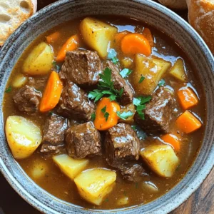 To make a tasty Instant Pot beef stew, gather these main items: - 2 lbs beef chuck, cut into 1-inch cubes - 4 medium carrots, sliced - 3 medium potatoes, diced - 1 medium onion, chopped - 3 cloves garlic, minced - 4 cups beef broth - 2 tablespoons tomato paste - 1 tablespoon Worcestershire sauce - 1 teaspoon dried thyme - 1 teaspoon dried rosemary - Salt and pepper to taste - 2 tablespoons olive oil If you want a thicker stew, consider these optional ingredients: - 2 tablespoons cornstarch - 2 tablespoons water The right seasonings make the stew shine. Here are my favorites: - Dried thyme adds a warm, earthy taste. - Dried rosemary brings a fresh, pine-like flavor. - Salt and pepper enhance all the other tastes. These ingredients combine to create a hearty and flavorful meal. With simple steps, you’ll enjoy a comforting dish that warms the soul. First, I turn on the Instant Pot to the Sauté setting. I add the olive oil and let it heat for a minute. While the oil heats, I season the beef cubes with salt and pepper. Then, I add the beef to the pot in batches. I brown each cube on all sides. This step helps lock in flavor. Once browned, I remove the beef and set it aside. Next, I use the same pot to cook the aromatics. I add the chopped onion and sauté for about three minutes. I wait until the onion softens. Then, I add the minced garlic and cook it for one more minute. This step fills the kitchen with a wonderful aroma. Now, I deglaze the pot by stirring in the beef broth. I make sure to scrape up any browned bits from the pot. This enhances the stew's flavor. I return the browned beef to the pot. Then, I add the carrots, potatoes, tomato paste, Worcestershire sauce, thyme, and rosemary. I stir everything together to combine. I close the lid and set the valve to Sealing. I select the Manual or Pressure Cook setting and cook on high pressure for 35 minutes. After the cooking time, I let the pot naturally release pressure for 10 minutes. Then, I switch the valve to Venting to release any remaining pressure. If I want a thicker stew, I mix cornstarch with water in a small bowl. I select the Sauté setting again and stir in the slurry. I let it cook for 2 to 3 minutes until it thickens. Finally, I taste the stew and adjust the seasoning. I add more salt and pepper if needed. This step is key to making the flavor just right. Sautéing beef well makes your stew taste great. Start by cutting your beef chuck into 1-inch cubes. This size cooks evenly and stays tender. Heat olive oil in your Instant Pot on the Sauté setting. Once hot, add the beef in batches. Avoid crowding the pot; it can steam the meat. Brown the beef on all sides. This step gives a rich flavor to your stew. After sautéing, don't skip deglazing. It adds depth to your stew. Pour in the beef broth while scraping the bottom of the pot. Those brown bits hold intense flavor. Stir well to mix all the goodness. This step makes sure your stew is not just good, but great! Watch out for these mistakes. First, don’t skip browning the beef. It’s key for flavor. Second, avoid adding too much liquid at once. You want a thick stew, not soup. Lastly, don’t rush the pressure release. Letting it release naturally for 10 minutes helps the flavors meld. Following these tips will help you make the best beef stew ever! {{image_2}} You can change the meat in this stew for different flavors. Try pork or chicken for a lighter dish. For a richer taste, you can use lamb. Just keep the cooking time the same. Each meat brings its own unique taste to the stew. Use veggies that are in season for the best flavor. In spring, add peas or asparagus. Summer is great for zucchini or green beans. In fall, use butternut squash or parsnips. In winter, root veggies like turnips or rutabaga work well. Feel free to mix and match what you have! If you want a meatless stew, you can easily replace the beef. Use mushrooms for a hearty base. Chickpeas or lentils can add protein and texture. For more flavor, add extra spices like cumin or paprika. This way, you still enjoy a warm and filling meal without meat. To keep your beef stew fresh, place it in an airtight container. Let it cool before sealing. Store it in the fridge for up to three days. Always label your container with the date. This helps you remember when you made it. When you want to freeze beef stew, use freezer-safe bags or containers. Leave some space at the top for expansion. The stew can last for up to three months in the freezer. To thaw, move it to the fridge overnight. You can also use the microwave for quicker thawing. Reheat stew on the stove over low heat. Stir it often to avoid scorching. You can add a splash of broth if it seems thick. If using the microwave, heat in short bursts. Stir between each burst to warm evenly. Always check the temperature before serving. Aim for at least 165°F for safety. You need to pressure cook beef stew for 35 minutes. This time ensures the beef becomes tender and full of flavor. After cooking, allow the pot to release pressure naturally for 10 minutes. Then, switch the valve to vent any remaining steam. Yes, you can use frozen beef. Just increase the cooking time by 10 to 15 minutes. Make sure to check the beef for doneness after cooking. If it's not tender enough, you can always cook it a bit longer. You can serve beef stew with crusty bread, rice, or mashed potatoes. These sides soak up the rich sauce and make the meal more satisfying. A fresh salad also adds a nice crunch and balances the dish. Yes, you can make beef stew without broth. Use water instead, but add more seasonings. You can also use wine or tomato juice for added flavor. Just remember to adjust the seasoning to make up for the missing broth. To make your beef stew spicier, add red pepper flakes or diced jalapeños. You can also use a spicier sauce, like hot sauce or sriracha. Start with a small amount and taste as you go to avoid overpowering the dish. This blog post walked you through making a great beef stew. We reviewed key ingredients, with tips on thickening and seasoning. I shared step-by-step cooking instructions and suggested variations. You also learned storage tips for leftovers and answers to common questions. Beef stew is versatile and can fit any table. I hope you enjoy creating your perfect version!