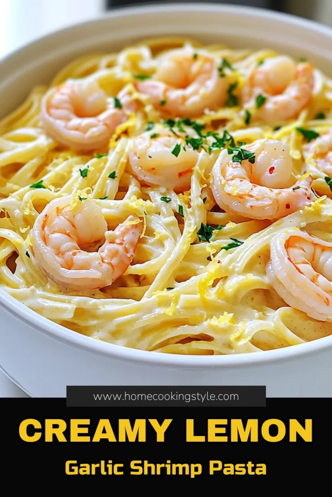 Indulge in a burst of flavor with this One-Pot Creamy Lemon Garlic Shrimp Pasta! This quick and easy recipe combines succulent shrimp, zesty lemon, and rich cream for a satisfying meal ready in just 25 minutes. Perfect for a weeknight dinner or entertaining guests, it's sure to impress! Dive in for step-by-step instructions and make this delicious dish tonight. Click to explore the recipe! #ShrimpPasta #OnePotMeals #EasyRecipes #DinnerInspo