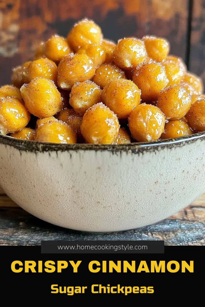Satisfy your snack cravings with these Crunchy Air Fryer Cinnamon Sugar Chickpeas! This easy recipe transforms simple ingredients into a delicious, crispy treat that's perfect for munching or topping off your favorite dishes. In just 25 minutes, you can create a healthy and flavorful snack that everyone will love. Click to discover how to make this delightful treat today! #AirFryerRecipes #HealthySnacks #CinnamonChickpeas #RecipeIdeas