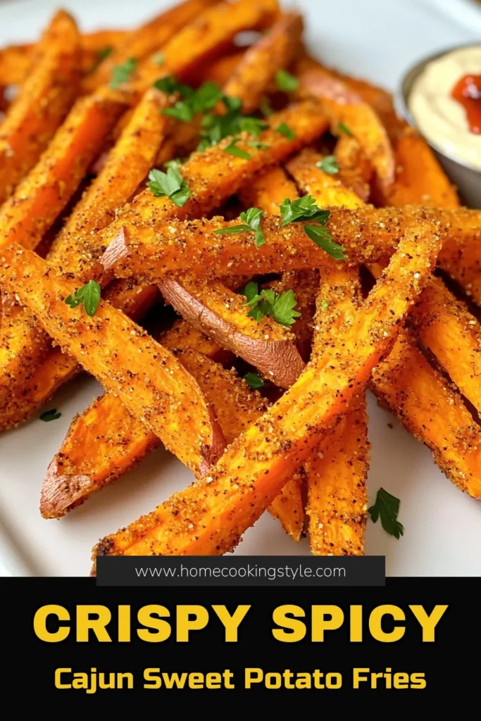 Get ready to spice up your snack game with these delicious Spicy Cajun Sweet Potato Fries! This quick and easy recipe features crispy fries tossed in flavorful Cajun seasoning, guaranteed to satisfy your cravings. Perfect for sharing or enjoying solo, they pair wonderfully with your favorite dipping sauces. Don't miss out on this tasty treat—click through to explore the full recipe now! #CajunFries #SweetPotatoFries #AirFryerRecipes #HealthySnacks