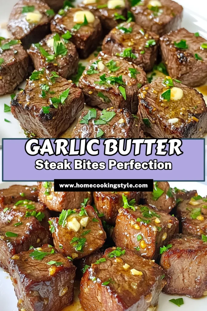 Indulge in the rich flavors of Air Fryer Garlic Butter Steak Bites! This easy recipe combines tender beef sirloin with a mouthwatering garlic butter marinade, making it the perfect dish for any steak lover. With just a few simple ingredients and an air fryer, you can enjoy juicy, perfectly cooked steak bites in under 45 minutes. Click to explore this delicious recipe and impress your taste buds tonight! #AirFryerRecipes #SteakBites #EasyRecipes #FoodieFun