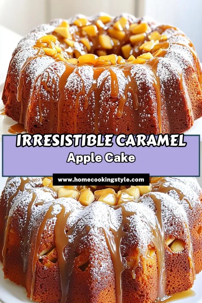 Indulge in the deliciousness of Apple Cider Caramel Bundt Cake! This moist and flavorful cake blends warm spices with sweet apples and rich caramel for a treat that's perfect for any occasion. Follow our easy step-by-step recipe to create this delightful dessert that will impress your family and friends. Click through for the full recipe and tips for a stunning presentation! #AppleCiderCake #DessertRecipes #BundtCake #FallBaking