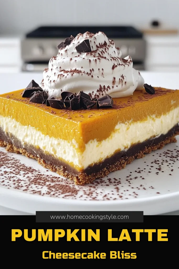 Indulge in the creamy goodness of Pumpkin Latte Cheesecake Bars! This delicious dessert combines the flavors of pumpkin, coffee, and spice with a buttery graham cracker crust. Perfect for fall gatherings or a cozy night in, these bars are easy to make and sure to impress. Follow our simple recipe and treat yourself today! Click to discover how to create these tasty treats! #PumpkinLatte #CheesecakeBars #FallDesserts #BakingJoy