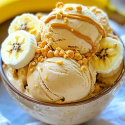 - 4 ripe bananas, sliced and frozen - 1/2 cup natural peanut butter - 1/2 cup Greek yogurt (plain or vanilla) - 2 tablespoons honey or maple syrup (optional) - 1 teaspoon vanilla extract - A pinch of sea salt - Optional garnishes: chopped peanuts or chocolate chips The key to this ice cream is using ripe bananas. They give natural sweetness and a creamy texture. Frozen bananas work as the base. They turn soft when blended, making your ice cream smooth and rich. Natural peanut butter is essential. It adds flavor and healthy fats. Greek yogurt boosts protein and creaminess. I prefer using plain or vanilla yogurt to keep the taste balanced. You can sweeten your ice cream with honey or maple syrup. This is optional, depending on how sweet you like it. A hint of vanilla extract enhances the flavors. Don’t forget a pinch of sea salt; it elevates the taste. For extra crunch or a sweet touch, consider garnishing with chopped peanuts or chocolate chips. These add a fun texture and visual appeal. - First, slice the ripe bananas into even pieces. - Arrange the slices in a single layer on a baking sheet. - Place the baking sheet in the freezer. - Freeze the banana slices for 2 hours or until they are solid. - Once the bananas are frozen, take them out. - Transfer the frozen banana slices to a food processor. - Blend the bananas until they become smooth. - Scrape down the sides if needed. This should take about 2-3 minutes. - Now, add the natural peanut butter to the food processor. - Include the Greek yogurt, honey (if you want), vanilla extract, and a pinch of sea salt. - Blend all the ingredients until they are creamy and fully mixed. - Taste the ice cream mixture to check for sweetness. - If you want it sweeter, add more honey or maple syrup. - Blend again for a few seconds if you adjust the sweetness. - You can serve the ice cream right away for a soft-serve texture. - If you prefer it firmer, transfer it to an airtight container. - Freeze it for an extra 1-2 hours for a firmer consistency. - When serving, scoop the ice cream into bowls. - You can garnish with chopped peanuts or chocolate chips if you like. For this ice cream, you need ripe bananas. Look for bananas with brown spots. They are sweeter and more flavorful. Frozen bananas are great too. They help make the ice cream creamy and cool. When you freeze bananas, their natural sugars get sweeter. This gives your ice cream a great taste. To blend smoothly, chop your frozen bananas into smaller pieces. This helps the food processor work better. Blend for 2-3 minutes. Stop to scrape the sides. This will help mix everything well. To avoid ice crystals, scoop the ice cream into a container right after blending. Seal it tightly before freezing. Presenting your ice cream well makes it more fun. Serve it in a chilled bowl. This keeps it cold longer. You can also drizzle some peanut butter on top. Add banana slices or chopped peanuts for color. These simple touches make your treat look special and tasty. {{image_2}} You can easily change the flavor of your ice cream. Adding cocoa powder gives it a rich chocolate taste. Just mix in a tablespoon or two when blending. If you want more protein, try adding protein powder. A scoop will boost the protein and keep it creamy. If you want to switch up the sweetness, consider agave syrup or dates. These options can replace honey or maple syrup. You can adjust the sweetness to match your taste. Start with a small amount, then add more if needed. You can make this ice cream vegan. Simply leave out the Greek yogurt or use a plant-based yogurt. This keeps the recipe tasty and dairy-free. For gluten-free needs, you can enjoy this treat without worry. All the ingredients are already gluten-free. To keep your ice cream fresh, store it in an airtight container. This will help prevent ice crystals. Use a container that is just the right size. If it’s too big, air can cause freezer burn. If it’s too small, the ice cream may expand and spill. A good choice is a glass or plastic container with a tight lid. Your high-protein peanut butter banana ice cream can last about one month in the freezer. After that, it may lose flavor and texture. Look for signs of freezer burn, like white patches or a dry surface. To avoid freezer burn, always cover the ice cream with plastic wrap before sealing the lid. To make scooping easier, let the ice cream sit at room temperature for about 5-10 minutes. This will soften it just enough. You can also run a scoop under warm water for a quick fix. For serving, use a chilled bowl to keep it cold longer. Add your favorite toppings like chopped peanuts or chocolate chips for extra fun! Yes, you can use other nut butters. Almond butter or cashew butter works well too. Each nut butter adds its unique flavor. Feel free to experiment! Absolutely! This ice cream is great for meal prep. You can make it ahead of time and store it. It keeps well in the freezer for a few weeks. Just scoop and enjoy when you want a treat. To make this recipe dairy-free, swap Greek yogurt for a plant-based yogurt. You can use almond or coconut yogurt. For sweeteners, consider maple syrup or agave. Both options work well and keep it yummy. This ice cream packs a protein punch. Each serving contains about 10-12 grams of protein. The Greek yogurt and peanut butter boost the protein content. This treat helps you stay full and satisfied. Yes, mix-ins can add fun flavors. You can add chocolate chips, berries, or nuts. Mix them in after blending the base. Try adding them once the ice cream is smooth for the best results. You now have all the steps to create a delicious banana-peanut butter ice cream. We covered the key ingredients, step-by-step blending, and how to adjust flavors for your taste. Remember, you can customize this treat with different flavors or sweeteners too. Store it well to enjoy later, and don’t forget to try mix-ins! Making this ice cream is easy and fun. I hope you enjoy every creamy bite of your homemade delight.