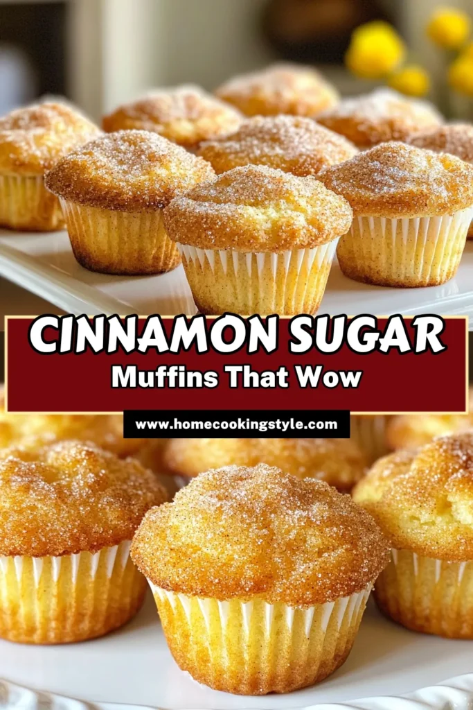 Bake your way to bliss with these irresistibly delicious cinnamon sugar muffins! This easy churro muffin recipe features baked churro muffins coated in a sugary cinnamon crunch that will leave your taste buds craving more. Perfect for breakfast or a sweet snack, these muffins with cinnamon sugar coating are sure to impress. Try this delightful recipe today and elevate your muffin game! Save it for later! #CinnamonSugarMuffins #ChurroMuffinRecipe #EasyCinnamonMuffins #BakedChurroMuffins