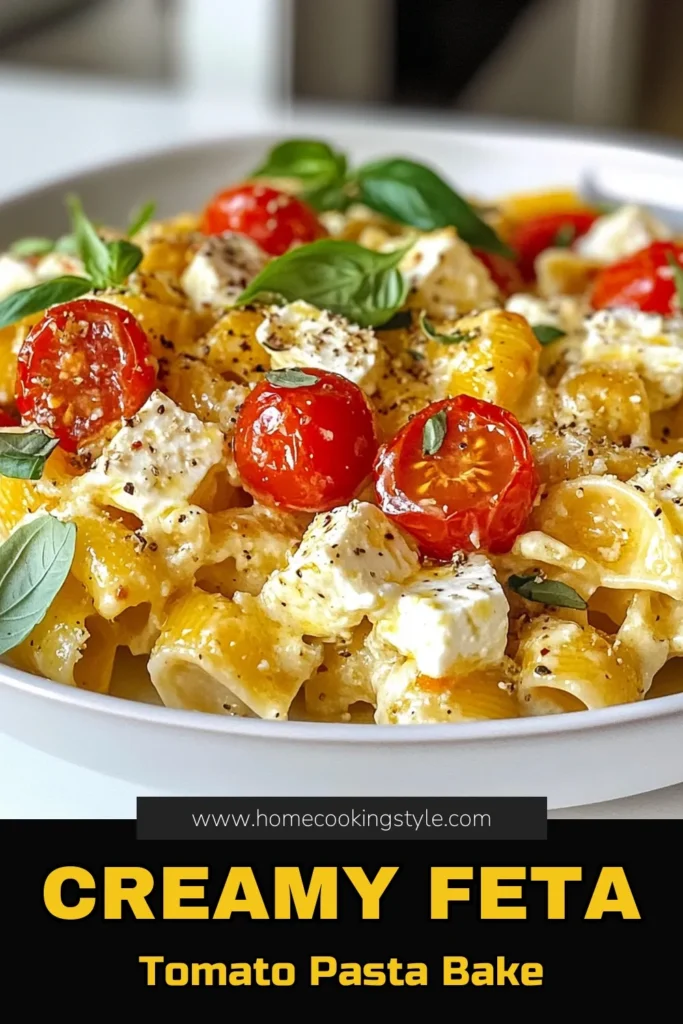 Discover the ultimate baked feta pasta recipe that’s perfect for a quick weeknight dinner! This easy tomato pasta dish combines creamy feta cheese and juicy cherry tomatoes for a flavor explosion. Enjoy the melty goodness of baked feta as it transforms your pasta into a delectable creamy feta pasta. Don't miss out on this cherry tomato pasta recipe that will impress your family and friends. Save this delicious recipe today! #BakedFetaPasta #EasyPastaDish #CreamyFeta #TomatoLover