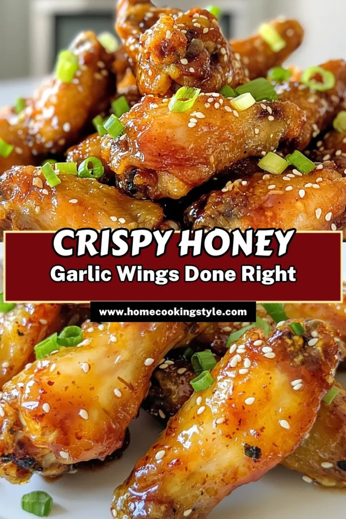 Indulge in these delicious Air Fryer Honey Garlic Chicken Wings that are crispy and packed with flavor! This honey garlic wings recipe features an easy chicken wing marinade that ensures tender and juicy wings every time. Enjoy quick air fryer recipes that are perfect for game days or any gathering. Try this recipe for your next feast and watch everyone rave about it! Save this recipe for crispy chicken wings air fryer style! #AirFryerRecipes #ChickenWings #HoneyGarlic #CrispyWings