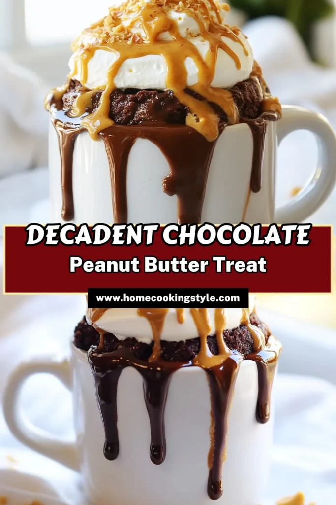 Indulge in a rich and satisfying chocolate peanut butter mug cake that's ready in minutes! This quick dessert recipe is the perfect solution for your sweet cravings. With our easy peanut butter cake made in the microwave, you can enjoy a single serving mug cake without the fuss. Treat yourself to this delicious microwave mug cake recipe today! Save this recipe for later! #MugCake #DessertInAMug #ChocolateLovers #QuickRecipes