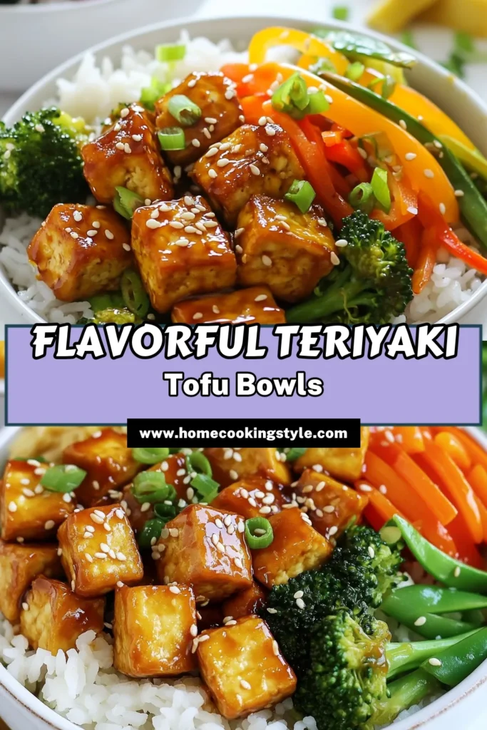 Discover the deliciousness of Sesame Teriyaki Tofu Bowls, a healthy teriyaki recipe perfect for your meal prep! This easy tofu stir-fry combines crispy tofu, fresh veggies, and a savory teriyaki sauce for a satisfying vegan meal. Packed with flavor and nutrition, these vegan tofu bowls are sure to be a favorite. Save this recipe for your next plant-based cooking adventure! #VeganTofuBowls #HealthyRecipe #SesameTeriyakiTofu #PlantBasedMealPrep