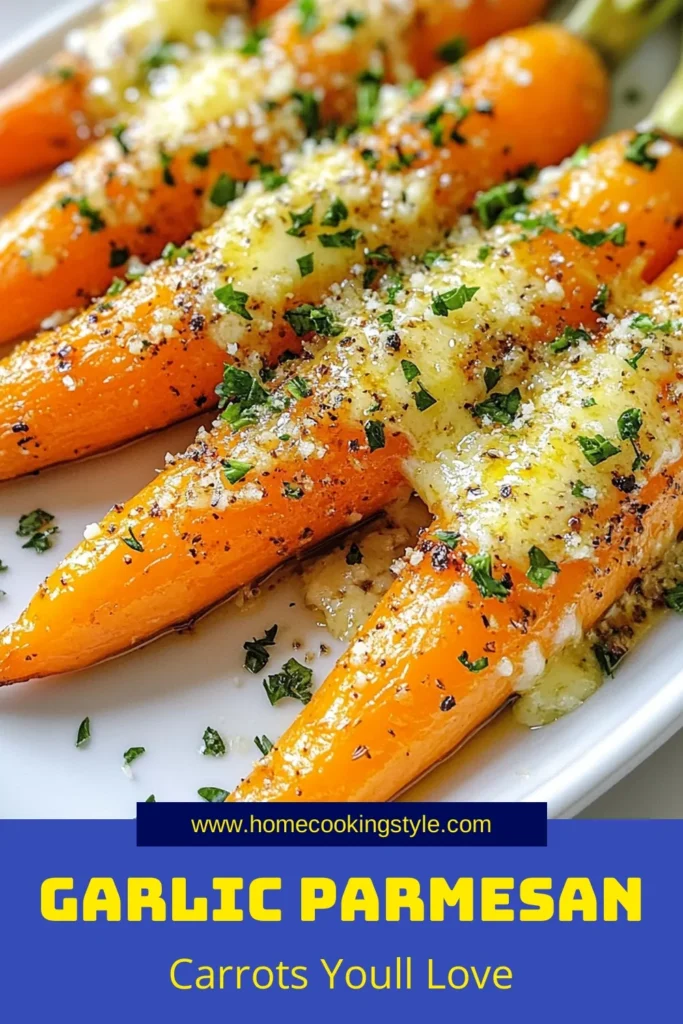 Savor the flavors of Garlic Parmesan carrots with this simple roasted baby carrots recipe! This healthy carrot recipe combines tender, roasted carrots with delicious Parmesan cheese for a delightful side dish. Perfect for family dinners or a quick weeknight meal, these easy vegetable side dishes are sure to impress. Try this Garlic Parmesan roasted carrots recipe today and elevate your dining experience! Don't forget to save it! #healthyrecipes #veggies #sidedish #cookingideas
