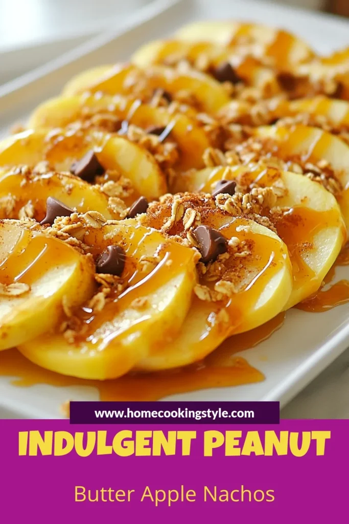 Indulge in this deliciously easy Peanut Butter Apple Nachos recipe that’s perfect for a quick healthy treat or a satisfying dessert. Create a fun twist on traditional nachos with fresh apples, creamy peanut butter, and delightful toppings like granola and chocolate chips. This healthy dessert recipe is not only quick but also packed with flavor. Ready to impress your friends and family? Try it now! #PeanutButterAppleNachos #HealthyDessertRecipes #EasySnackIdeas #QuickHealthyTreats