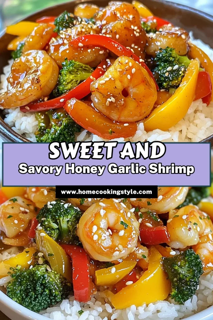 Discover the delicious honey garlic shrimp recipe that’s perfect for a quick Asian shrimp meal! This easy shrimp stir fry features vibrant vegetables and a mouthwatering sauce. It’s a healthy shrimp dinner that can be whipped up in just 20 minutes. Satisfy your cravings with this flavorful shrimp stir fry with vegetables tonight! Save this recipe for your next weeknight dinner! #HoneyGarlicShrimp #ShrimpStirFry #HealthyDinner #QuickRecipe