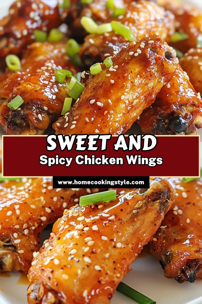 Discover the ultimate Honey Sriracha chicken wings recipe that combines sweet and spicy flavors in a perfect easy chicken wing appetizer! These baked chicken wings are simple to make and a hit at any gathering. With just a few ingredients, you'll have crispy, flavorful Asian chicken wings that everyone will love. Ready to spice up your game day? Try this easy spicy chicken wing recipe today! Save it for your next party! #ChickenWings #EasyRecipes #CookingAtHome #SpicyFood