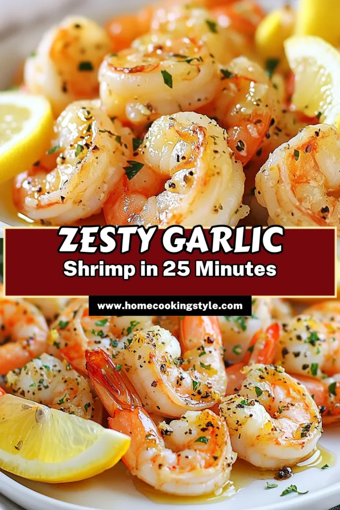 Elevate your dinner with this delicious Lemon Garlic Shrimp Recipe! This easy shrimp dinner features perfectly roasted shrimp with lemon, infused with a zesty shrimp marinade and smoked paprika. In just 25 minutes, impress your family with a flavorful meal that's simple to make. Perfectly paired with lemon-infused rice or garlic bread! Save this recipe for your next gathering! #ShrimpRecipe #LemonGarlic #EasyDinner #SeafoodLovers
