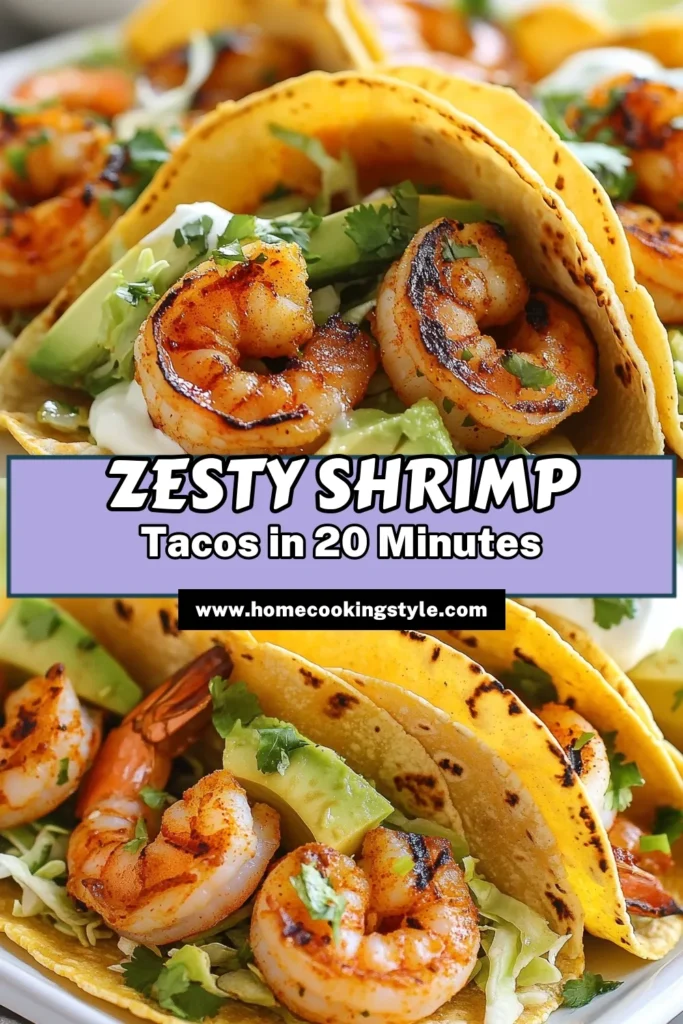 Discover the irresistible flavor of Chili Lime Shrimp Tacos with this easy shrimp taco recipe! Perfect for any taco night, these grilled shrimp tacos are loaded with zest and freshness. With simple ingredients like shrimp, lime, and crunchy cabbage wrapped in warm corn tortillas, you'll create a meal everyone will love. Try this delicious Mexican shrimp taco recipe today and elevate your taco game! Save this recipe for your next cooking adventure! #ShrimpTacos #ChiliLimeShrimp #TacoTuesday #EasyRecipes
