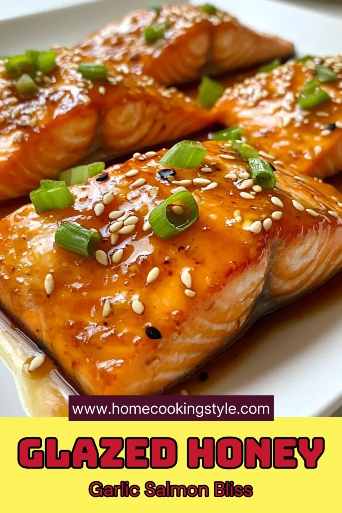 Discover the deliciousness of honey garlic salmon with this easy salmon dish that’s perfect for quick dinner recipes! This glazed salmon recipe features tender salmon fillets coated in a mouthwatering honey garlic sauce, ready in just 20 minutes. Enjoy healthy salmon recipes with a delightful twist that your family will love. Save this recipe for your next meal and impress everyone with your cooking skills! #HoneyGarlicSalmon #GlazedSalmon #QuickDinnerRecipes #HealthySalmonRecipes