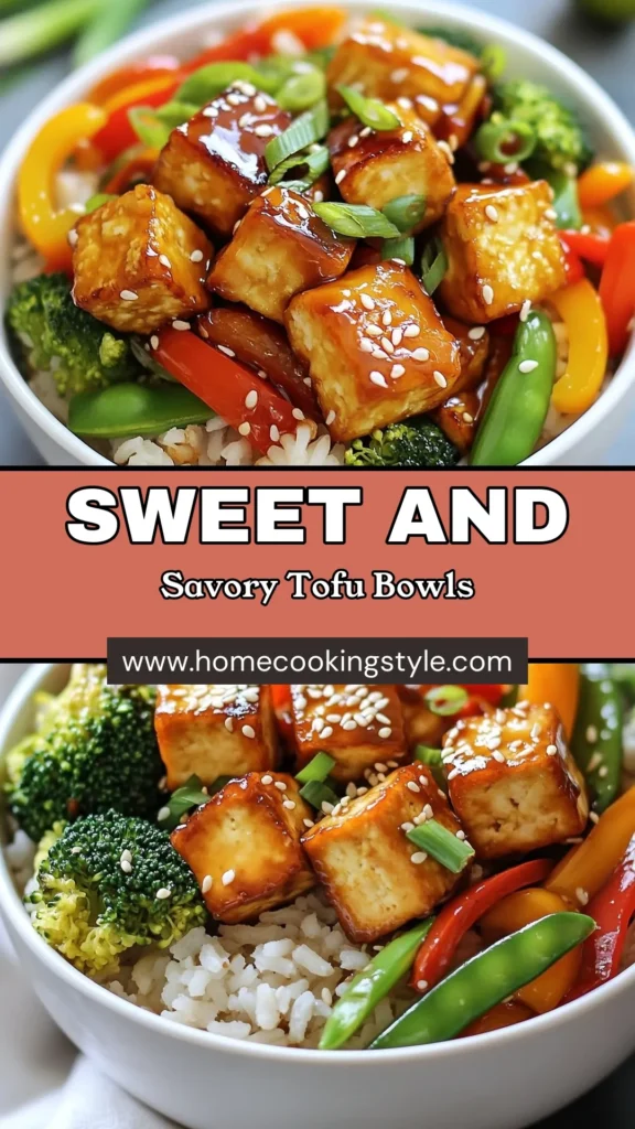 Discover this delicious honey garlic tofu recipe that will elevate your vegan cooking game! These sesame tofu bowls are perfect for healthy meal prep, featuring crispy tofu coated in a flavorful honey garlic sauce, served over brown rice and vibrant mixed vegetables. Perfect for an easy stir fry tofu dish that’s both nutritious and satisfying. Try this healthy tofu recipe today and enjoy a delightful, plant-based meal! Save this recipe for later! #VeganRecipes #TofuBowls #HealthyEating #MealPrepIdeas