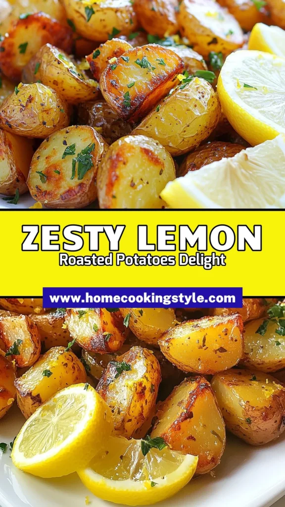 Discover the deliciousness of Greek lemon roasted potatoes with this zesty roasted potatoes recipe. Perfectly flavored baby potatoes with lemon, olive oil, and garlic create a Mediterranean delight. These olive oil garlic potatoes are easy to make and ideal for any meal. Try them tonight and elevate your dining experience! Don't forget to save this Mediterranean lemon potatoes recipe for later! #GreekPotatoes #RoastedPotatoes #MediterraneanDiet #HealthyRecipes