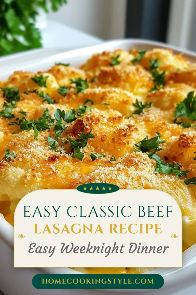 Discover the ultimate cheesy cauliflower casserole that's perfect for any occasion! This delicious low-carb cauliflower recipe combines creamy cheese and tender vegetables for an easy cauliflower side dish your family will love. With its baked cauliflower with cheese topping and a hint of spices, this creamy vegetable casserole is sure to impress. Try it today and elevate your dinner experience! Save and share! #CheesyCauliflowerCasserole #LowCarbRecipes #VegetableCasserole #EasySideDish