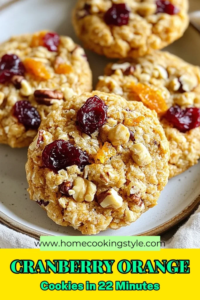 Start your day with these delicious and nutritious Cranberry Orange Breakfast Cookies! This easy cookie recipe combines whole wheat flour and oats for healthy breakfast cookies that are perfect for busy mornings. Packed with dried cranberries and a hint of orange zest, this oatmeal cookies recipe will delight your taste buds. Bake a batch today and enjoy wholesome goodness! Don’t forget to save this recipe! #CranberryOrangeCookies #HealthyBreakfast #OatmealCookiesRecipe #EasyCookieRecipe