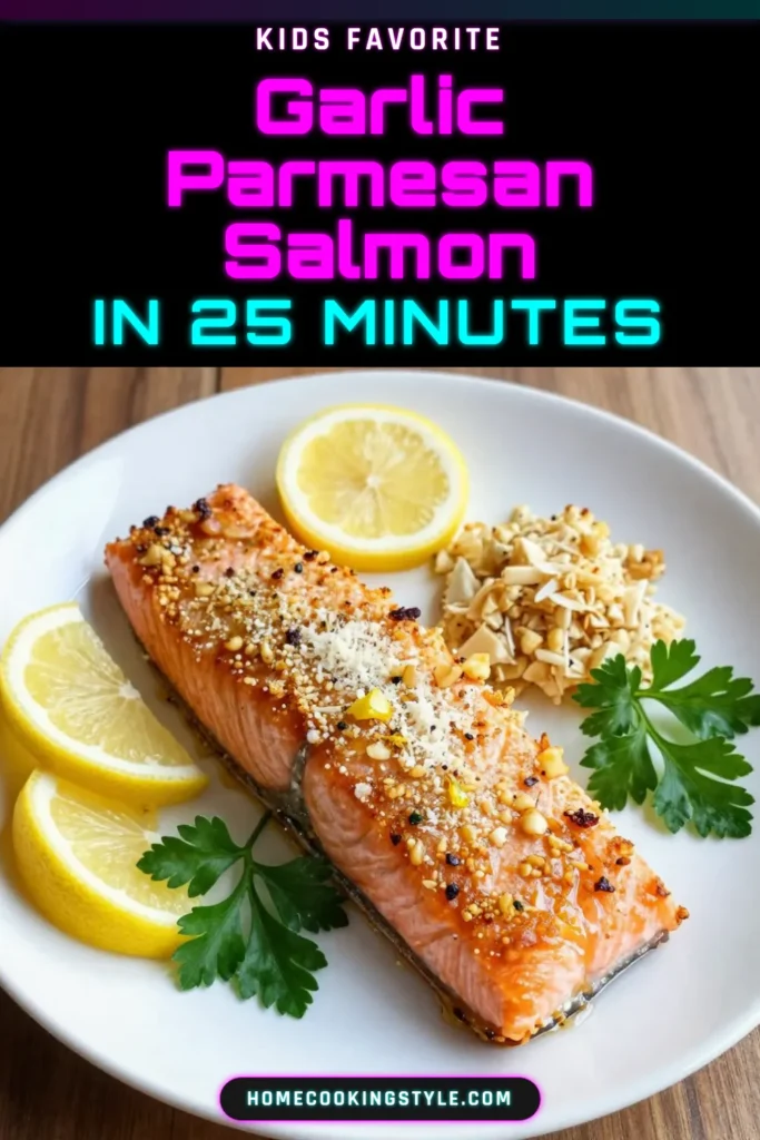 Indulge in this delicious Garlic Parmesan Salmon, a perfect blend of flavors that makes for an easy seafood recipe. This baked salmon recipe is not just quick to prepare but also a healthy salmon dinner choice the whole family will love. With a crispy Parmesan crust and savory garlic, this Parmesan crusted fish is sure to impress! Try it tonight and elevate your dinner game! #GarlicParmesanSalmon #HealthyDinner #SeafoodRecipes #BakedSalmon
