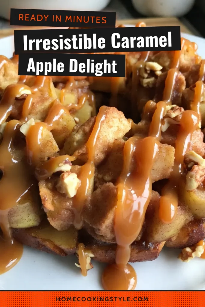 Indulge in this delicious Caramel Apple Monkey Bread that's perfect for any occasion! This easy monkey bread recipe combines fluffy biscuit dough with sweet apples and gooey caramel for a delightful apple dessert. Packed with flavor and made with simple ingredients, you’ll love this unique twist on traditional biscuit dough recipes. Try it today and enjoy a heavenly caramel dessert idea that will leave everyone wanting more! Save for later! #CaramelAppleMonkeyBread #EasyMonkeyBreadRecipe #AppleDessertRecipes #BiscuitDoughRecipes