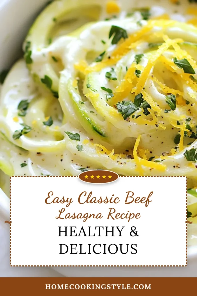 Looking for a delicious and healthy dinner option? Try this Lemon Garlic Zoodle Alfredo! This lemon garlic zoodle recipe features creamy, healthy Alfredo sauce made from cauliflower and is perfect for those craving a low-carb zoodle dish. Enjoy a vegan lemon garlic pasta that's quick to make and bursting with flavor. Don't miss out—save it for your next meal! #LemonGarlicZoodles #HealthyAlfredo #VeganPasta #LowCarbRecipes