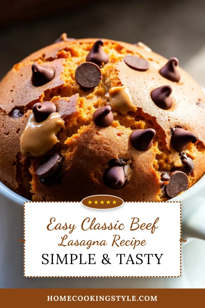 Indulge in this easy peanut butter mug cake that's both quick and delicious! This chocolate chip mug cake is the perfect microwave chocolate cake for late-night cravings or a sweet treat any time. With just a few ingredients, you can whip up this tempting dessert in under 5 minutes. Try this easy mug cake recipe for a delightful single serving that you won’t want to miss! Save this recipe for your next quick dessert! #MugCake #DessertRecipes #PeanutButterDelight #ChocolateLovers