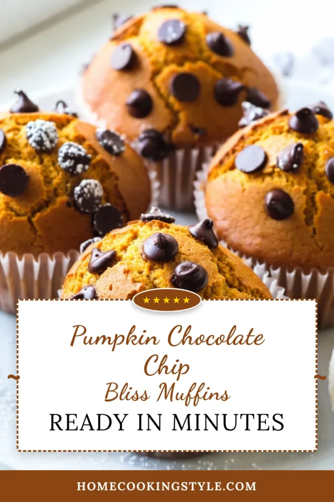Indulge in these delightful Chocolate Chip Pumpkin Muffins that are perfect for fall! These easy pumpkin muffins combine the rich flavors of pumpkin spice with delicious chocolate chips, making them a must-try for your fall baking recipes. Enjoy a warm treat that’s simple to make and perfect for any occasion. Save the recipe now and treat yourself to these yummy chocolate chip pumpkin muffins! #FallBaking #PumpkinSpice #ChocolateChipRecipes #EasyPumpkinMuffins