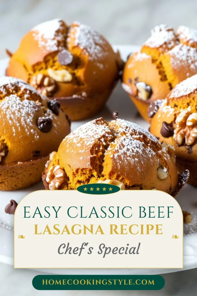 Indulge in the flavors of fall with these delicious pumpkin spice latte muffins. This pumpkin muffins recipe blends the rich taste of pumpkin puree and brewed coffee, creating the perfect coffee-infused muffins for your autumn treats. Perfectly moist and easy to make, these muffins are an ideal easy pumpkin dessert recipe to enjoy with a warm cup of coffee. Save this recipe for your autumn baking! #PumpkinSpice #AutumnMuffins #FallBaking #EasyDessert