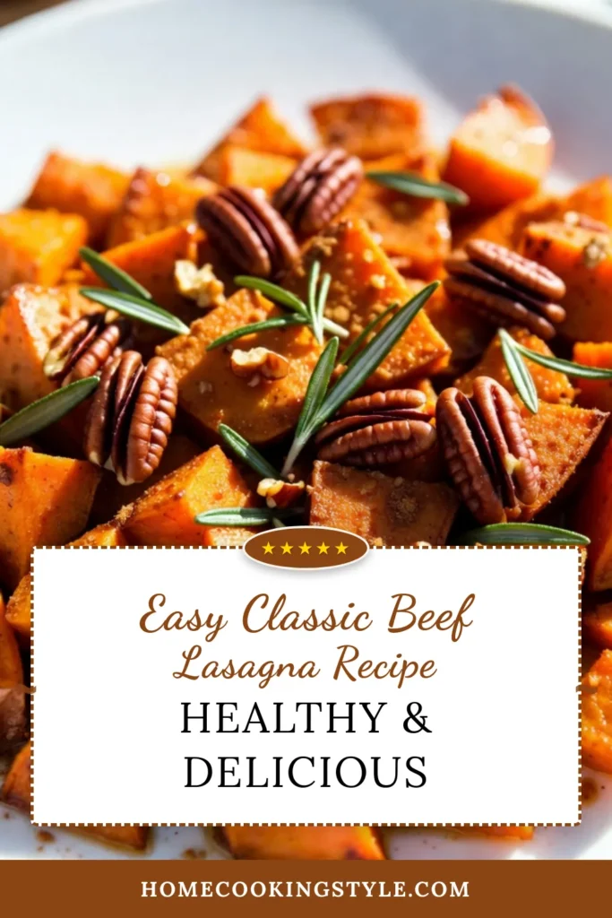Savor the deliciousness of Maple Cinnamon Roasted Sweet Potatoes! This roasted sweet potato recipe combines sweet and savory flavors for a healthy sweet potato dish that's perfect as a side. Drizzled with maple syrup and seasoned with cinnamon, this cinnamon sweet potato side dish can elevate any meal. Try it today and indulge in this tasty, nutritious treat! Pin for later and enjoy! #MapleCinnamonSweetPotatoes #RoastedSweetPotatoRecipe #HealthySideDish #MapleSyrupRoastedVegetables