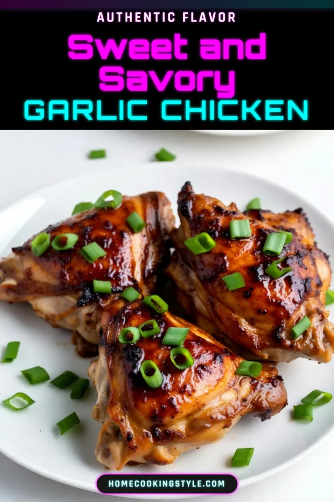 Discover an irresistible Brown Sugar Garlic Chicken recipe that brings together sweet and savory flavors in an easy dish! These baked chicken thighs are marinated in a delightful easy chicken marinade featuring garlic, soy sauce, and ginger. Perfect for a weeknight dinner, our Garlic Chicken Recipe is simple to follow and incredibly satisfying. Give it a try today! Save this recipe for your next meal! #BrownSugarGarlicChicken #GarlicChickenRecipe #BakedChickenThighs #EasyDinnerIdeas