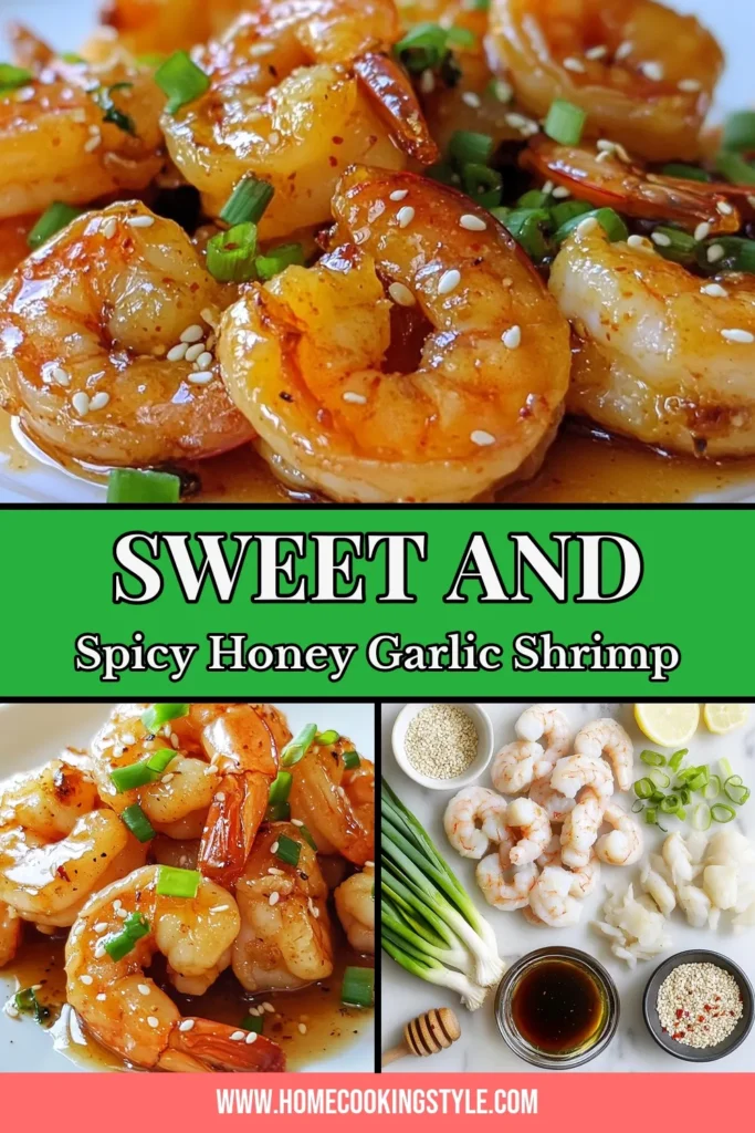 Looking for an easy shrimp marinade that packs a punch? Try this honey garlic shrimp recipe! In just 25 minutes, you can whip up a quick shrimp dinner that's bursting with flavor. These glazed shrimp with honey and garlic are perfect for any occasion. Impress your family and friends with this delightful dish from our collection of shrimp recipes with garlic. Save this recipe for your next meal! #ShrimpRecipes #HoneyGarlicShrimp #QuickDinners #EasyRecipes