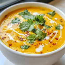 Spicy Thai Sweet Potato Soup Flavorful and Healthy Dish